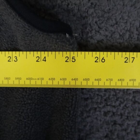 Vintage L.L. Bean Sweater Vest Men's XL Gray Fleece Stand-Up Collar Full Zip - Picture 5 of 7